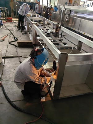 Linha de produção de bolinhos de rosquinha totalmente automática 3000 pcs/h para o mercado de fábricas de fabricação