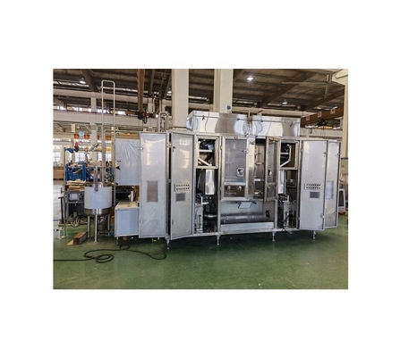 2800 KG Material de embalagem plástico Máquina de embalagem asséptica com bico de enchimento duplo