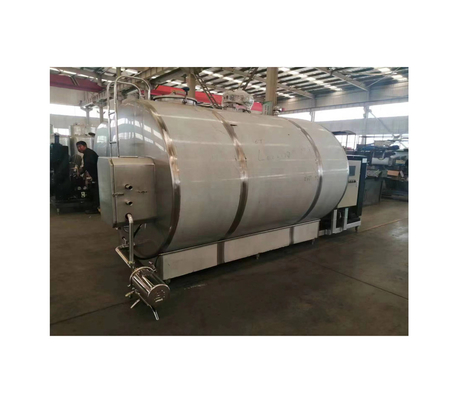 Tanque de refrigeração de leite de aço inoxidável para instalações de processamento de leite Espessura 2 mm/2,5 mm