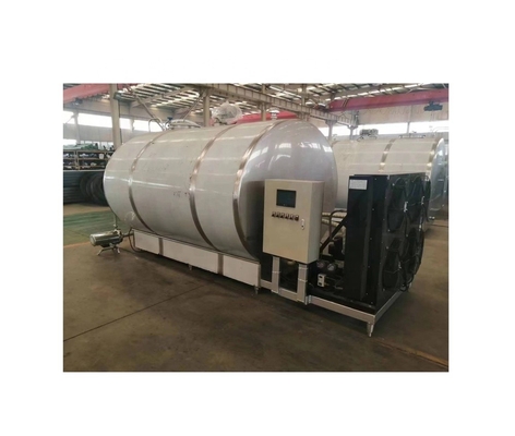 Tanque de refrigeração de leite de aço inoxidável para instalações de processamento de leite Espessura 2 mm/2,5 mm