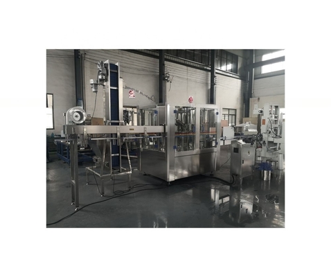 Máquina de engarrafamento de garrafas de vidro de PET de 1000ml com 2500*1500*2300mm de tamanho