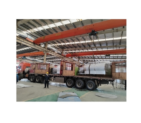 Tanque de refrigeração essencial de uma planta de transformação de leite com um desempenho de conservação de calor ≤ 1C/3H
