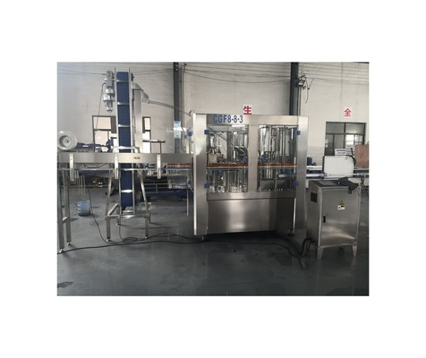 8 Cabeças de lavagem de garrafas 3000BPH Máquina de preenchimento de cerveja alcoólica para linha de fabricação de cerveja