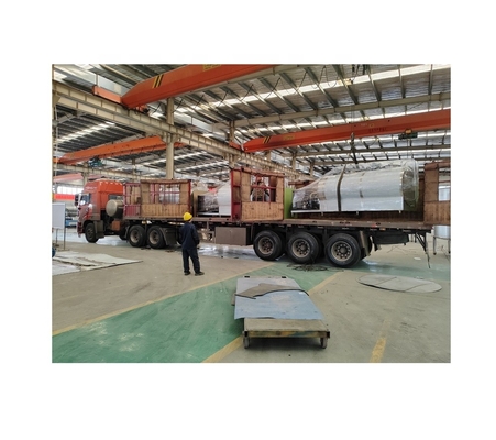 Máquina de refrigeração de leite de polinização de tratamento de superfície interna para instalações de processamento de leite