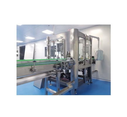 Máquina de enchimento de garrafas de sumo de água pura de 330-4000 ml com 3 cabeças de vedação