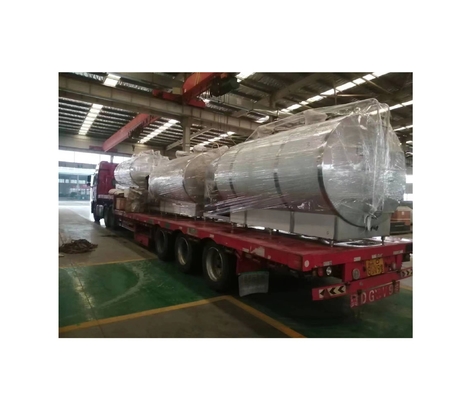 Máquina de refrigeração de leite de polinização de tratamento de superfície interna para instalações de processamento de leite