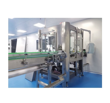 Máquina de enchimento de garrafas de sumo de água pura de 330-4000 ml com 3 cabeças de vedação