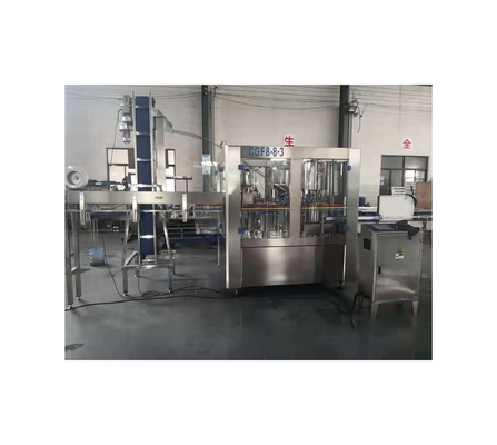 Máquina de enchimento de pistão fácil de operar para enchimento de garrafas de água pura e suco fresco