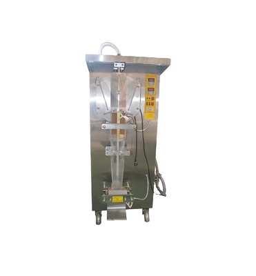 Máquina de enchimento de água de sachet de aço inoxidável 304 com codificador de fita e função de fotomarca