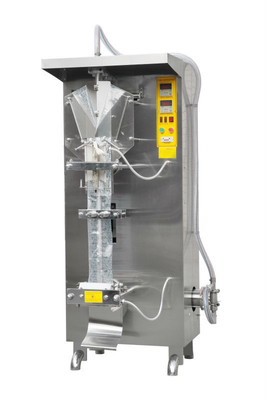 Máquina de enchimento de água de sachet de aço inoxidável 304 com codificador de fita e função de fotomarca