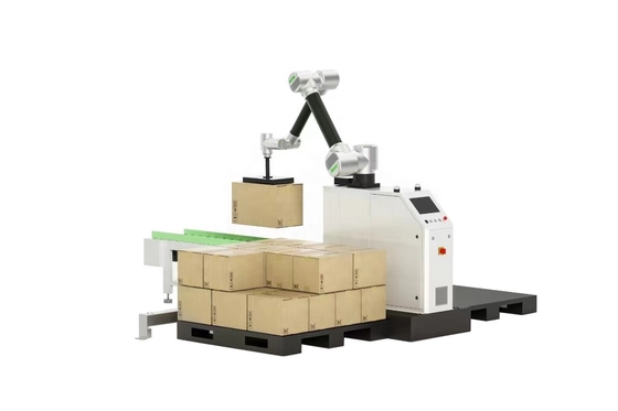 1600 mm Extensão máxima do braço Palletizer de garrafas de PET automático completo para material de embalagem de plástico