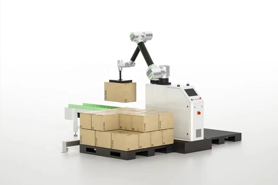 1600 mm Extensão máxima do braço Palletizer de garrafas de PET automático completo para material de embalagem de plástico