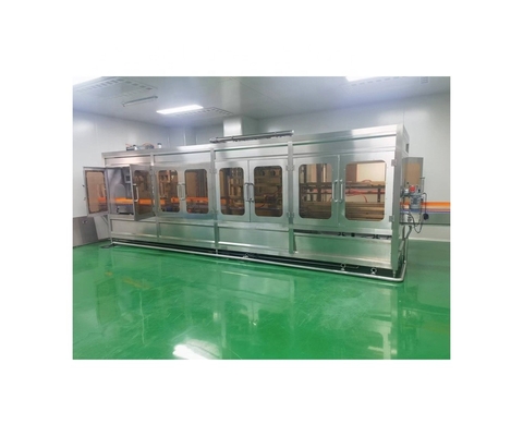 3L-15L máquina de enchimento de tampa linear de lavagem de água de bebidas para desempenho consistente