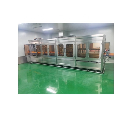 3L-15L máquina de enchimento de tampa linear de lavagem de água de bebidas para desempenho consistente
