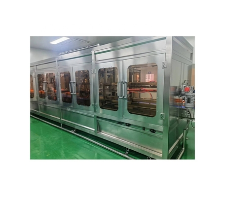 3L-15L máquina de enchimento de tampa linear de lavagem de água de bebidas para desempenho consistente
