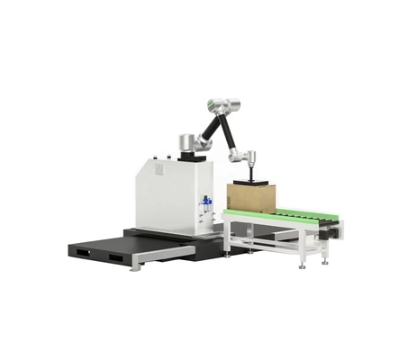 Palletizador robótico colaborativo com precisão de posicionamento de ± 0,04 mm e acionamento elétrico