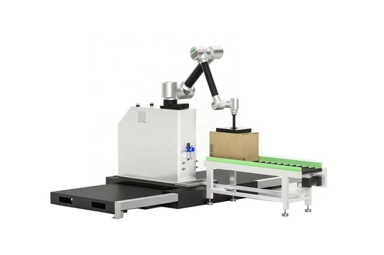 Palletizador robótico colaborativo com precisão de posicionamento de ± 0,04 mm e acionamento elétrico