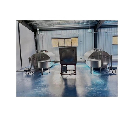 Tanque de refrigeração de leite para processamento de leite fresco ≤ 1C/3H