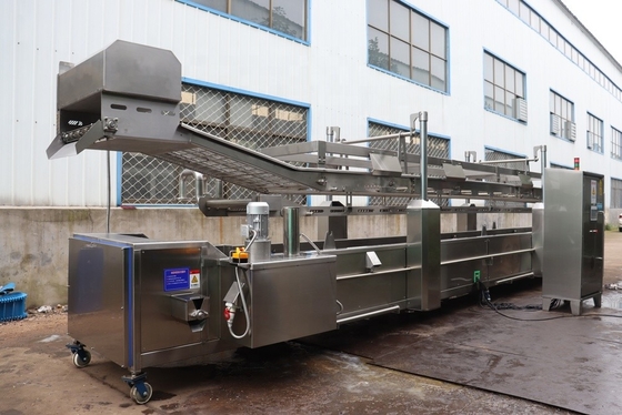 Linha de produção de rolos de donuts de soja de 3000 pcs/h para volume e produção consistente de donuts