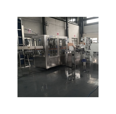 Máquina de enchimento de leite de 8 cabeças totalmente automática para garrafas de PET e desempenho