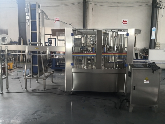Máquina de enchimento de leite de 8 cabeças totalmente automática para garrafas de PET e desempenho