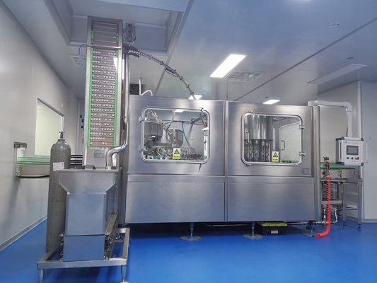 Máquina de enchimento de leite de 8 cabeças totalmente automática para garrafas de PET e desempenho