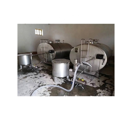Chiller de leite de superfície interna polida para resfriamento eficaz e espessura de 2 mm/2,5 mm