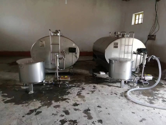 Tanque de refrigeração de leite com compressor Copeland e tratamento de superfície interna de polinização