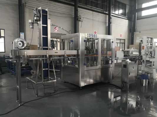Máquina de enchimento automática rotativa de 3 cabeças de vedação de garrafas