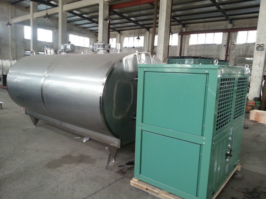 1250 KG SUS304/316L aço inoxidável 5000L/H recipiente refrigerado de leite ideal para laticínios