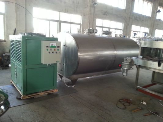 1250 KG SUS304/316L aço inoxidável 5000L/H recipiente refrigerado de leite ideal para laticínios