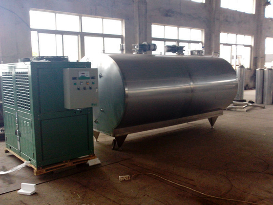 1250 KG SUS304/316L aço inoxidável 5000L/H recipiente refrigerado de leite ideal para laticínios