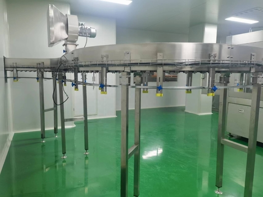 Máquina de enchimento de água mineral pura 18-18-6 para material de embalagem de vidro Utilização 2