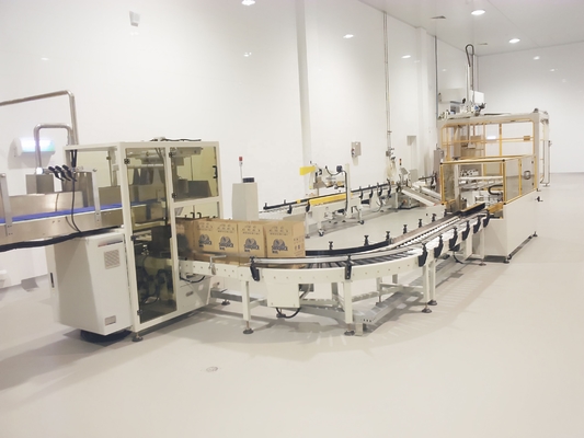Embalagem automática completa de caixas para garrafas Vantagem 100% automática