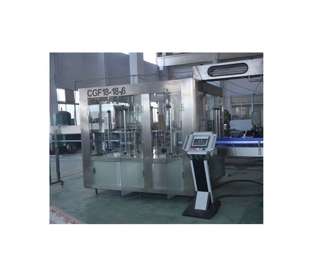 18-18-6 Máquina de enchimento de garrafas de água pura para bebidas