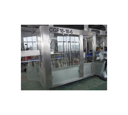 Máquina automática de enchimento de garrafas de água para bebidas Máquina de enchimento de tampas para lavagem de garrafas