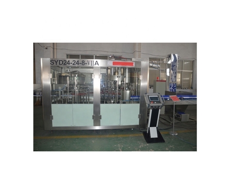Máquina de Enchimento de Água Mineral 24-24-8 a Acionamento Eléctrico Ideal para garrafas de tipo embalagem