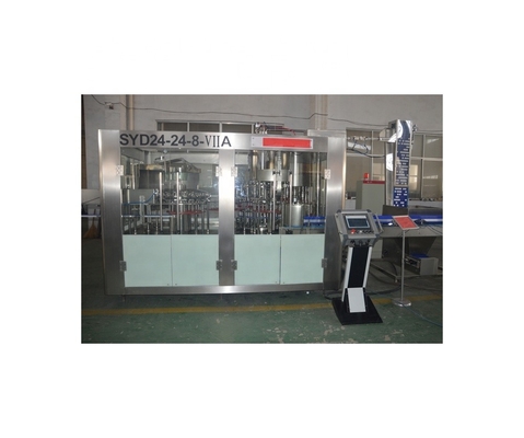 Máquina de Enchimento de Água Mineral 24-24-8 a Acionamento Eléctrico Ideal para garrafas de tipo embalagem