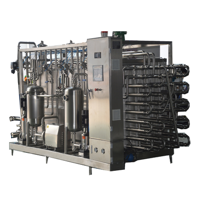 Esterilizador UHT Tubular Automático para Alimentos e Bebidas Líquidos 2000L/H