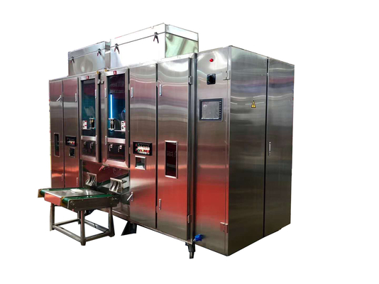 4000-6000 Saco/Hr 2 Cabeça Máquina de embalagem de saco asséptico para suco de leite feijão leite leite de amendoim