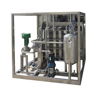 2000 L/H Esterilizador UHT para bebidas e sumos de leite fresco