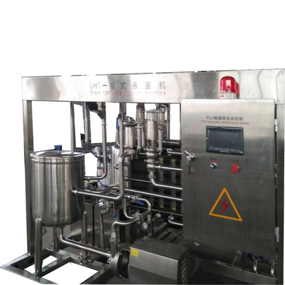 2000 L/H Esterilizador UHT para bebidas e sumos de leite fresco