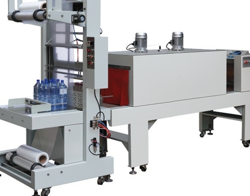 Máquina de embalagem semiautomática para embalagem de garrafas com película de calor para embalagem de garrafas de latas