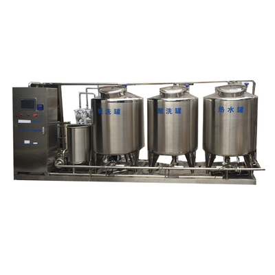 Sistema de limpeza de CIP totalmente automático na indústria de máquinas alimentares