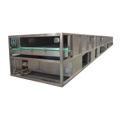 Máquina de pasteurização de tipo túnel de pulverização contínua de sumos e bebidas