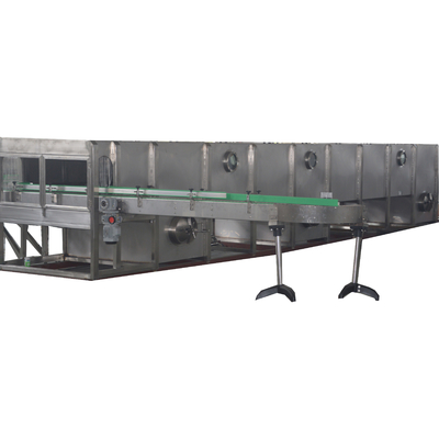 Máquina de pasteurização de tipo túnel de pulverização contínua de sumos e bebidas