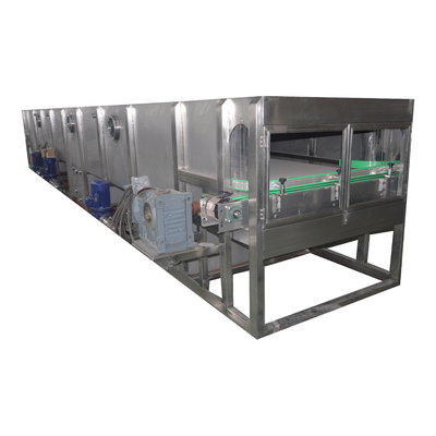 Máquina de pasteurização de tipo túnel de pulverização contínua de sumos e bebidas