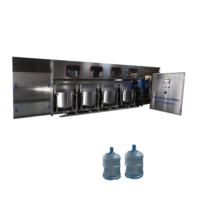 Máquina de enchimento de água de balde de 900 bph para produção de água mineral, água destilada, água pura