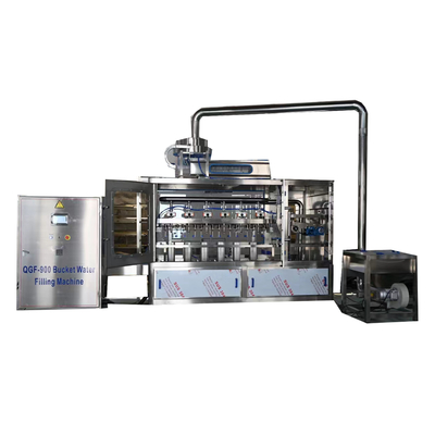 Máquina de enchimento de água de balde de 900 bph para produção de água mineral, água destilada, água pura