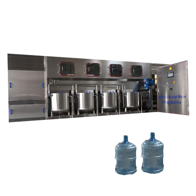 Máquina de enchimento de água de balde de 900 bph para produção de água mineral, água destilada, água pura